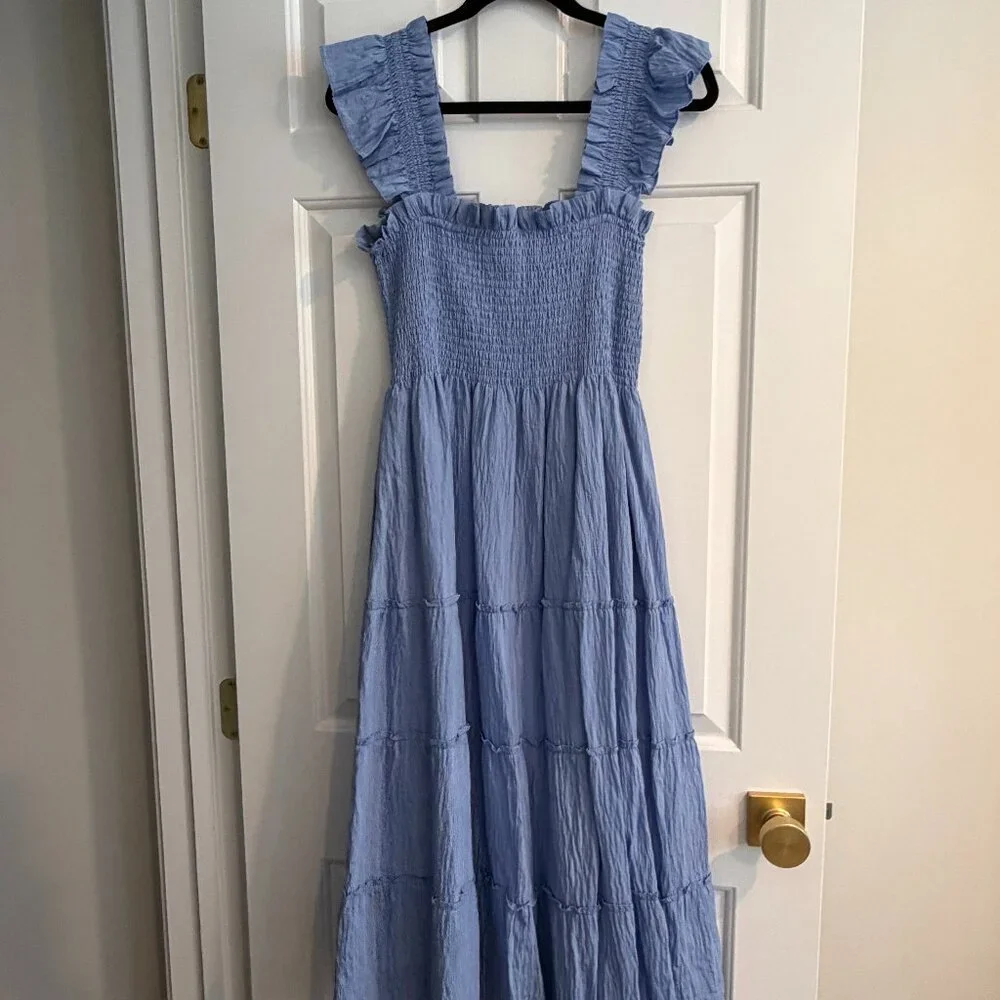 Hill House Nap Dress Blue Large - Picture 1 of 3